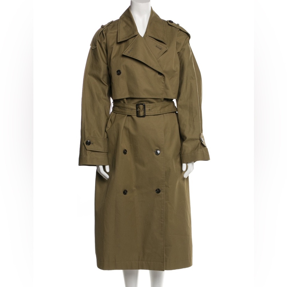 Toteme Olive Trench Coat